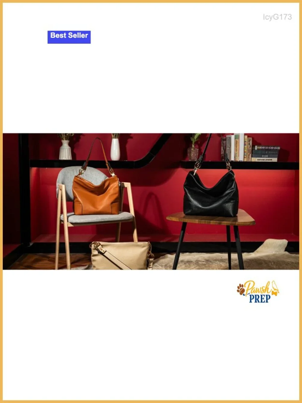 Faux Leather Hobo Bag Top Handle Satchel Shoulder Purse